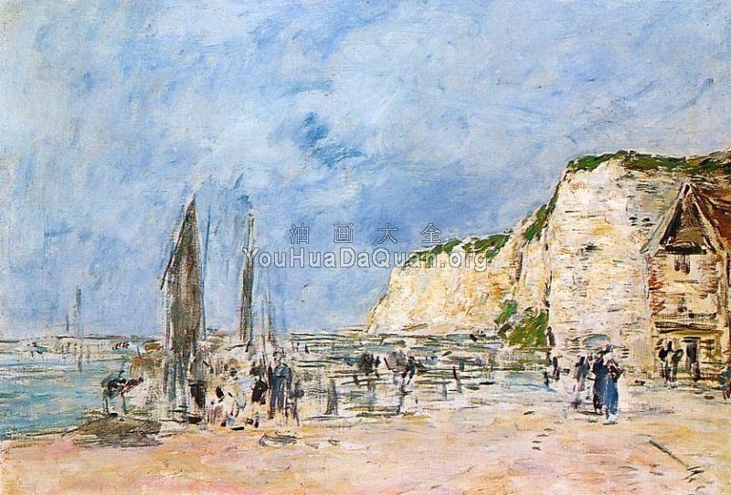 Dieppe, the Pollet Cliffs - 尤金·布丹